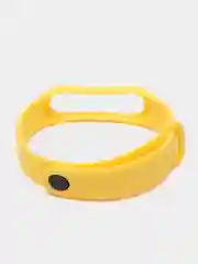 Желтый ремешок для фитнес-браслета Xiaomi Mi Smart Band 3 / 4, силиконовый