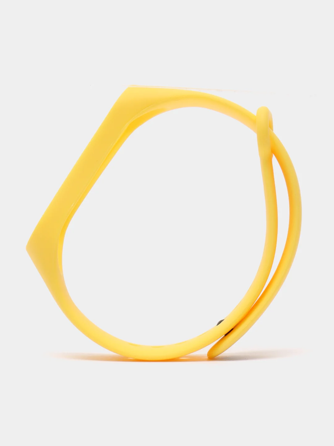 Желтый ремешок для фитнес-браслета Xiaomi Mi Smart Band 3 / 4, силиконовый
