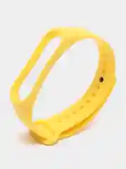 Желтый ремешок для фитнес-браслета Xiaomi Mi Smart Band 3 / 4, силиконовый