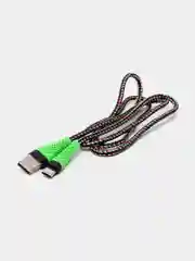 Кабель USB Type-C, тканевая оплетка, 1 метр