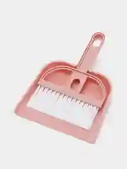 Розовый веник с совком мини, комплект совок и щетка для уборки лотка животных, мусора стола, метла