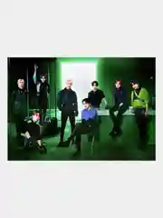 Зеленый плакат Кпоп Stray Kids K-POP Стрей Кидс