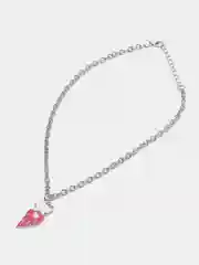 Розовый парные цепочки "Hello Kitty", 60 см
