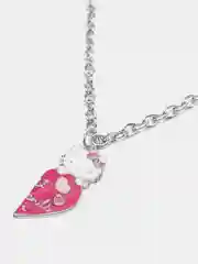 Розовый парные цепочки "Hello Kitty", 60 см