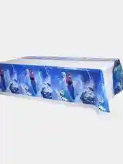 Алый скатерть-клеенка одноразовая на детский День рождения с героями мультфильмов