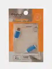 Белый переходник для наушников USB Type-C - AUX, стерео, 9,5 см