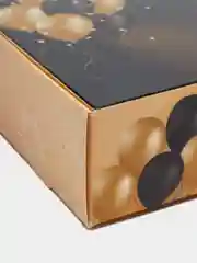 Золотой коробка подарочная, складная "Праздник", 20 х 18 х 5 см