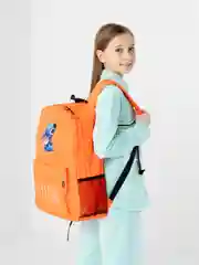 Коралловый рюкзак школьный с принтом для детей и подростков