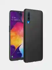 Чехол для Samsung Galaxy A50 / A50s / A30s черный силиконовый (Самсунг Галакси А50 / A50c)