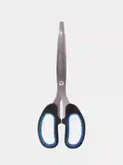 Ножницы BRAUBERG "Classic+", 185 мм, классической формы, резиновые вставки, черно-синие