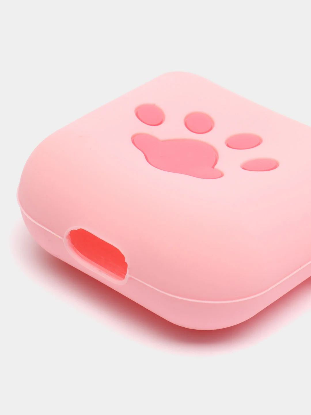 Пастельно-коралловый чехол для беспроводных наушников AirPods