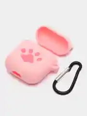 Пастельно-коралловый чехол для беспроводных наушников AirPods
