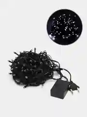 Белый гирлянда светодиодная, 13 м, 190 LED, 8 режимов
