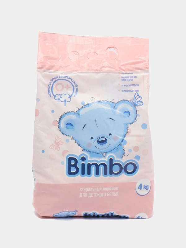 Детский стиральный порошок Bimbo 0+, 4 кг