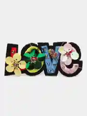 Брошь хэнд мейд love