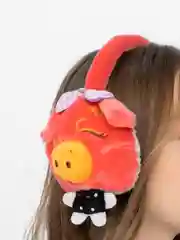 Алый наушники для девочек