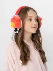 Алый наушники для девочек