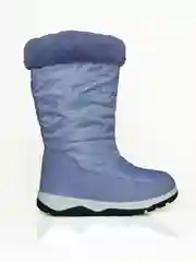 Сиреневый дутики женские, зимние, с мехом