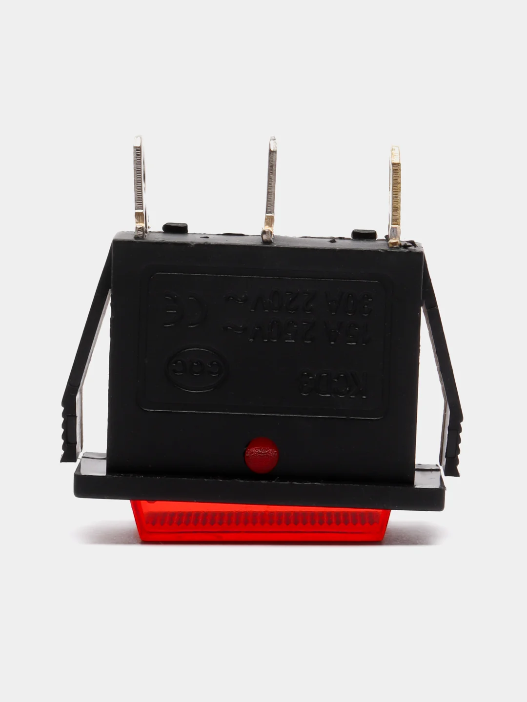 Клавишный переключатель KCD3 16A 250V AC, 30A 125V AC, выключатель с подсветкой