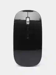 Черный компьютерная мышь бесшумная беспроводная оптическая Bluetoth/RGB-подсветка, 800-1600 dpi