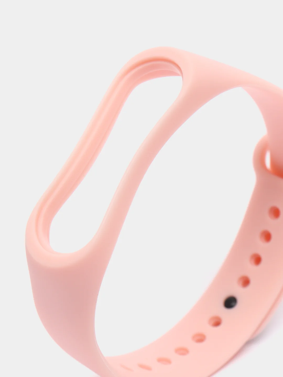 Розовый ремешок для фитнес-браслета Xiaomi Mi Smart Band 3 / 4, силиконовый