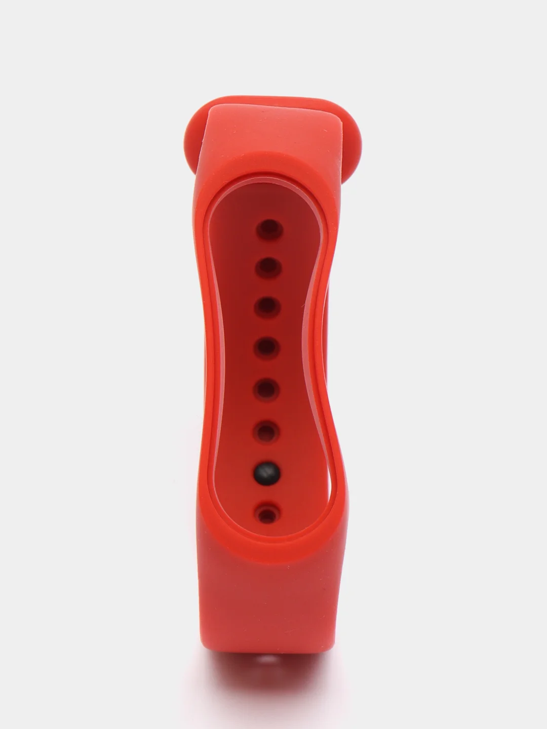 Красный ремешок для фитнес-браслета Xiaomi Mi Smart Band 3 / 4, силиконовый