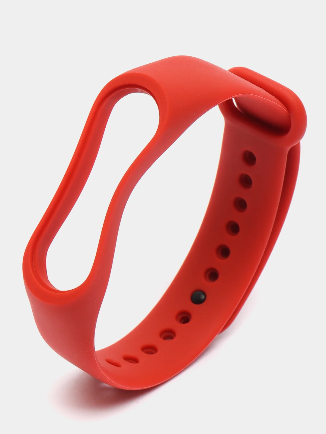 Красный ремешок для фитнес-браслета Xiaomi Mi Smart Band 3 / 4, силиконовый