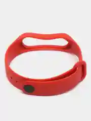 Красный ремешок для фитнес-браслета Xiaomi Mi Smart Band 3 / 4, силиконовый