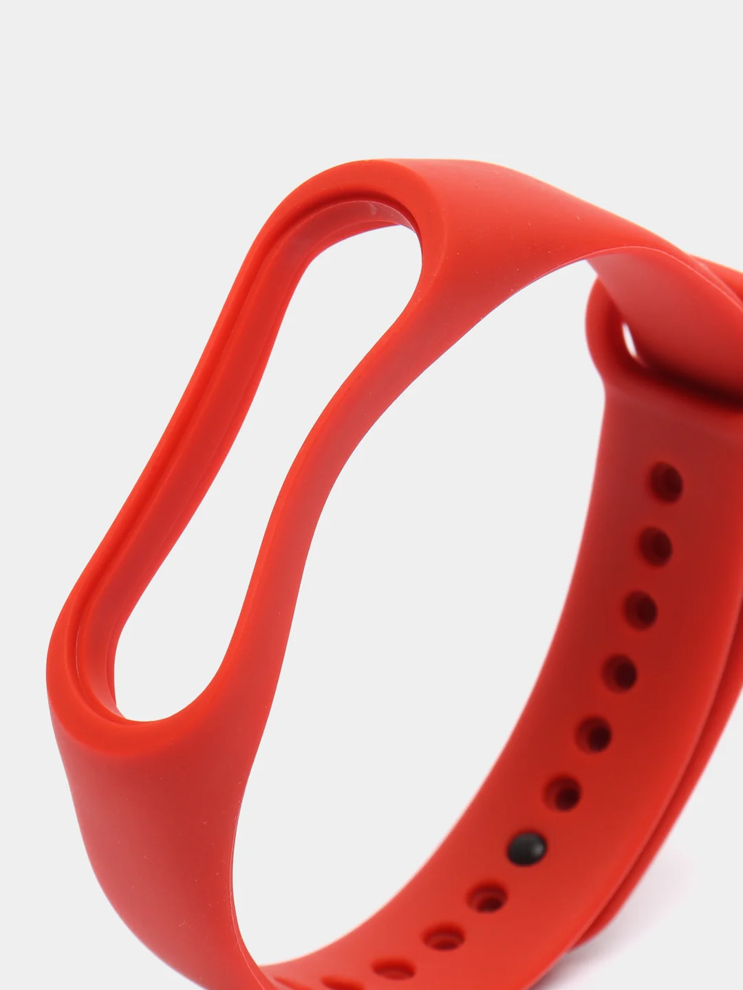 Красный ремешок для фитнес-браслета Xiaomi Mi Smart Band 3 / 4, силиконовый