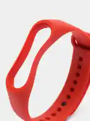 Красный ремешок для фитнес-браслета Xiaomi Mi Smart Band 3 / 4, силиконовый