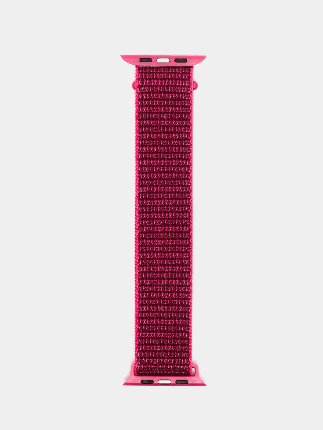 Тёмно-розовый нейлоновый ремешок для смарт часов Apple Watch (Эпл Вотч) 42, 44, 45 мм