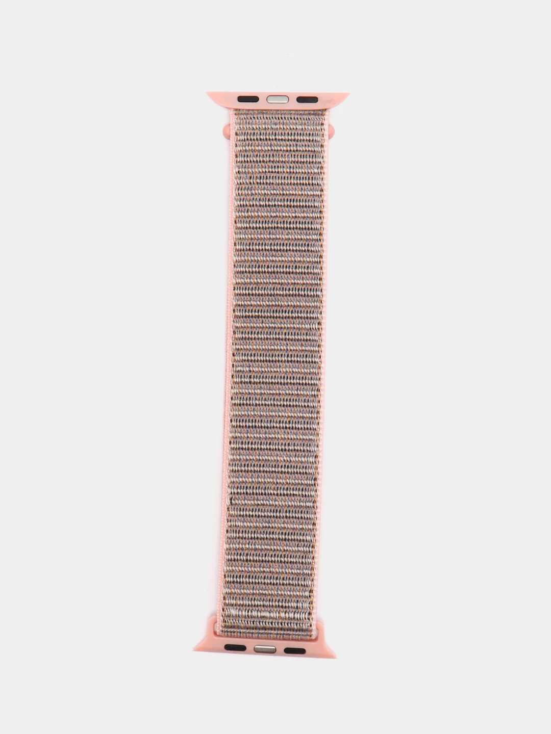 Розовый нейлоновый ремешок для смарт часов Apple Watch (Эпл Вотч) 42, 44, 45 мм