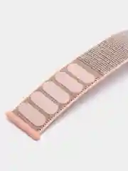 Розовый нейлоновый ремешок для смарт часов Apple Watch (Эпл Вотч) 42, 44, 45 мм