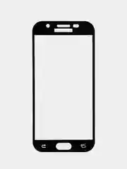 Защитное стекло КАРТОФАН для Samsung Galaxy A5 2017 с олеофобным покрытием и черной рамкой