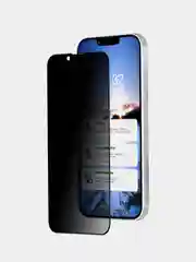 Защитное стекло iPhone 13 / iPhone 13 Pro / 14, черное, антишпион