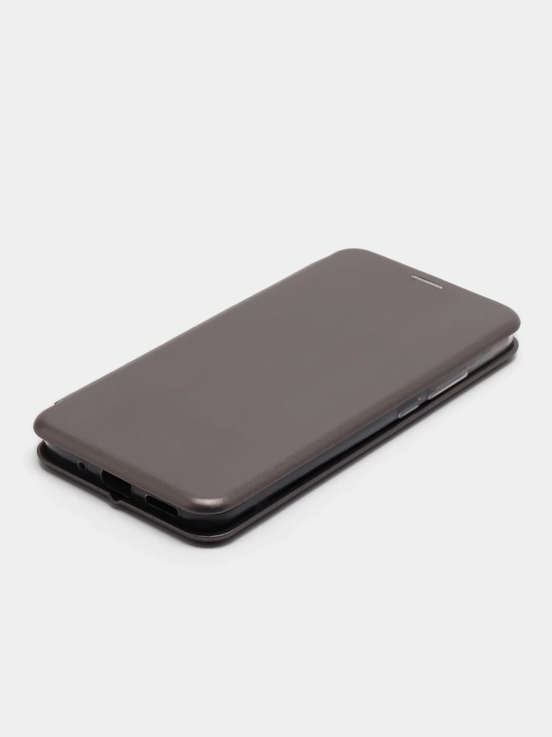 Серебряный чехол-книжка Redmi 10A, Redmi 9C