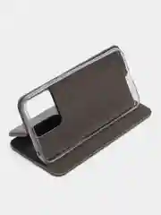 Серебряный чехол-книжка Redmi 10A, Redmi 9C