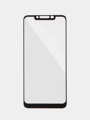 Защитное стекло КАРТОФАН для Xiaomi Pocophone F1 с олеофобным покрытием и черной рамкой