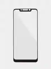 Защитное стекло КАРТОФАН для Xiaomi Pocophone F1 с олеофобным покрытием и черной рамкой
