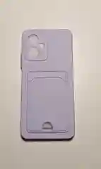 Сиреневый чехол XIAOMI POCO X5 / Redmi NOTE 12 с защитой камеры и карман для пластиковой карты