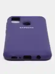 Лавандовый чехол Silicone Case для Samsung M51, M31s, M31, M21, Самсунг