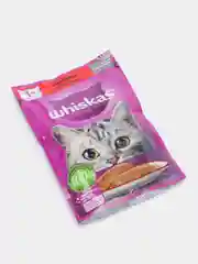 Влажный корм для кошек WHISKAS, паштет с говядиной и печенью, 24 штук по 75 г