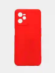 Красный чехол Realme C35 / Narzo 50A Prime плотный soft-touch
