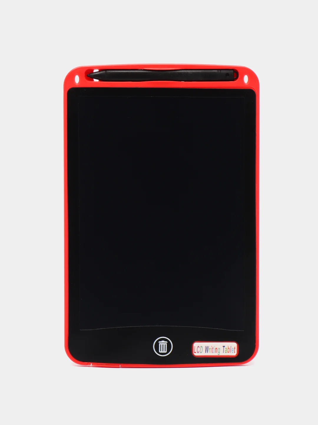 Красный планшет-доска LCD для рисования со стилусом графическая, 8,5