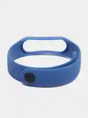 Синий ремешок для фитнес-браслета Xiaomi Mi Smart Band 3 / 4, силиконовый