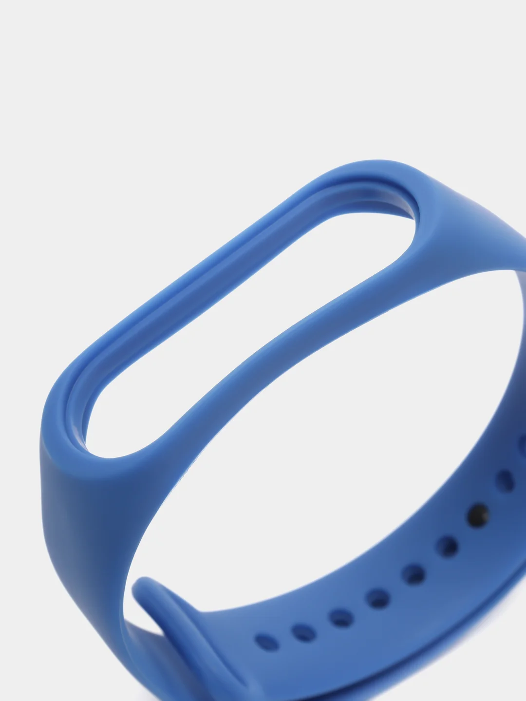 Синий ремешок для фитнес-браслета Xiaomi Mi Smart Band 3 / 4, силиконовый
