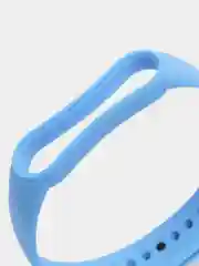Голубой силиконовый ремешок для фитнес-браслета Xiaomi Mi Smart Band 5 / 6