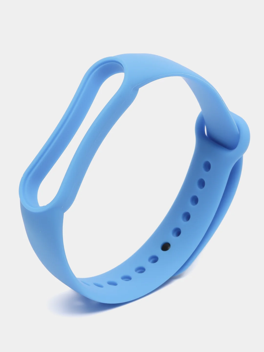 Голубой силиконовый ремешок для фитнес-браслета Xiaomi Mi Smart Band 5 / 6
