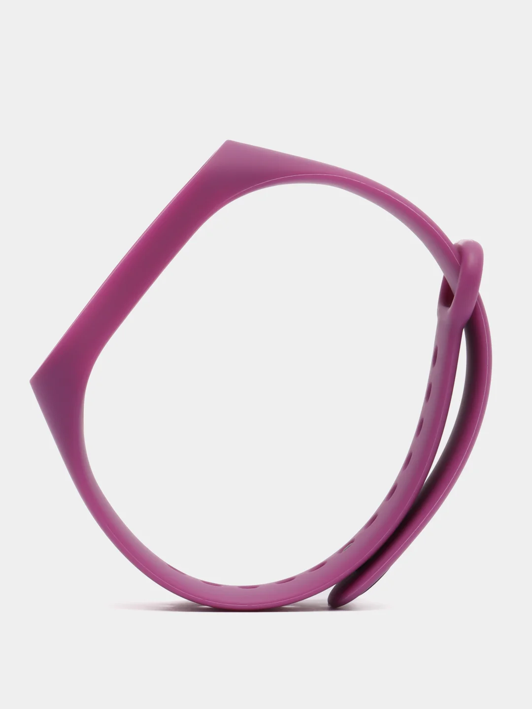 Сиреневый ремешок для фитнес-браслета Xiaomi Mi Smart Band 3 / 4, силиконовый