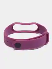 Сиреневый ремешок для фитнес-браслета Xiaomi Mi Smart Band 3 / 4, силиконовый